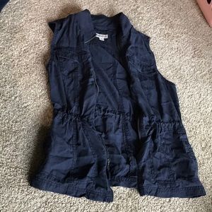 Navy vest